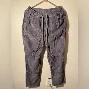 Corduroy grey pants